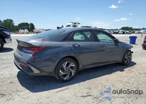 2025 Hyundai Elantra Sel Sport from USA, damaged, VIN KMHLM4DG4SU967167